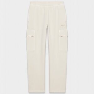 Aritzia Cream Mega Fit Cargo Pants